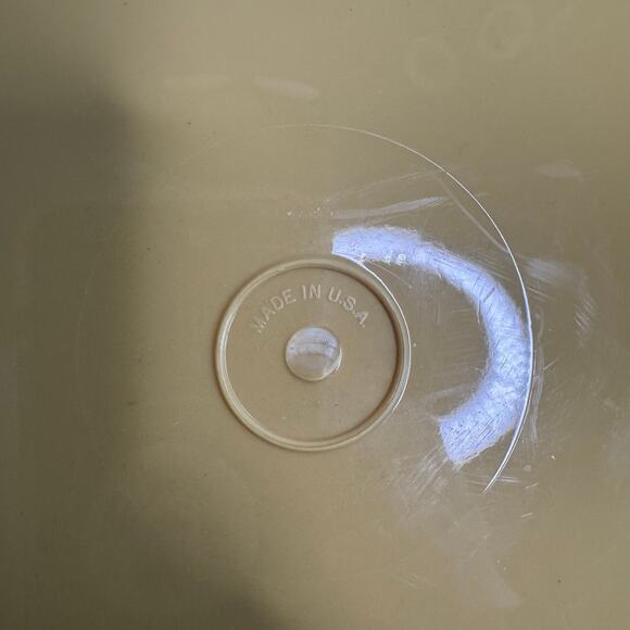 Vintage Tupperware Harvest Gold Pie Cake Keeper Carrier 719-2 With Handle - Picture 6 of 8